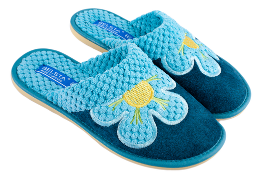 Дамски затворени чехли BELSTA от велур/Women’s Closed BELSTA Slippers in Suede