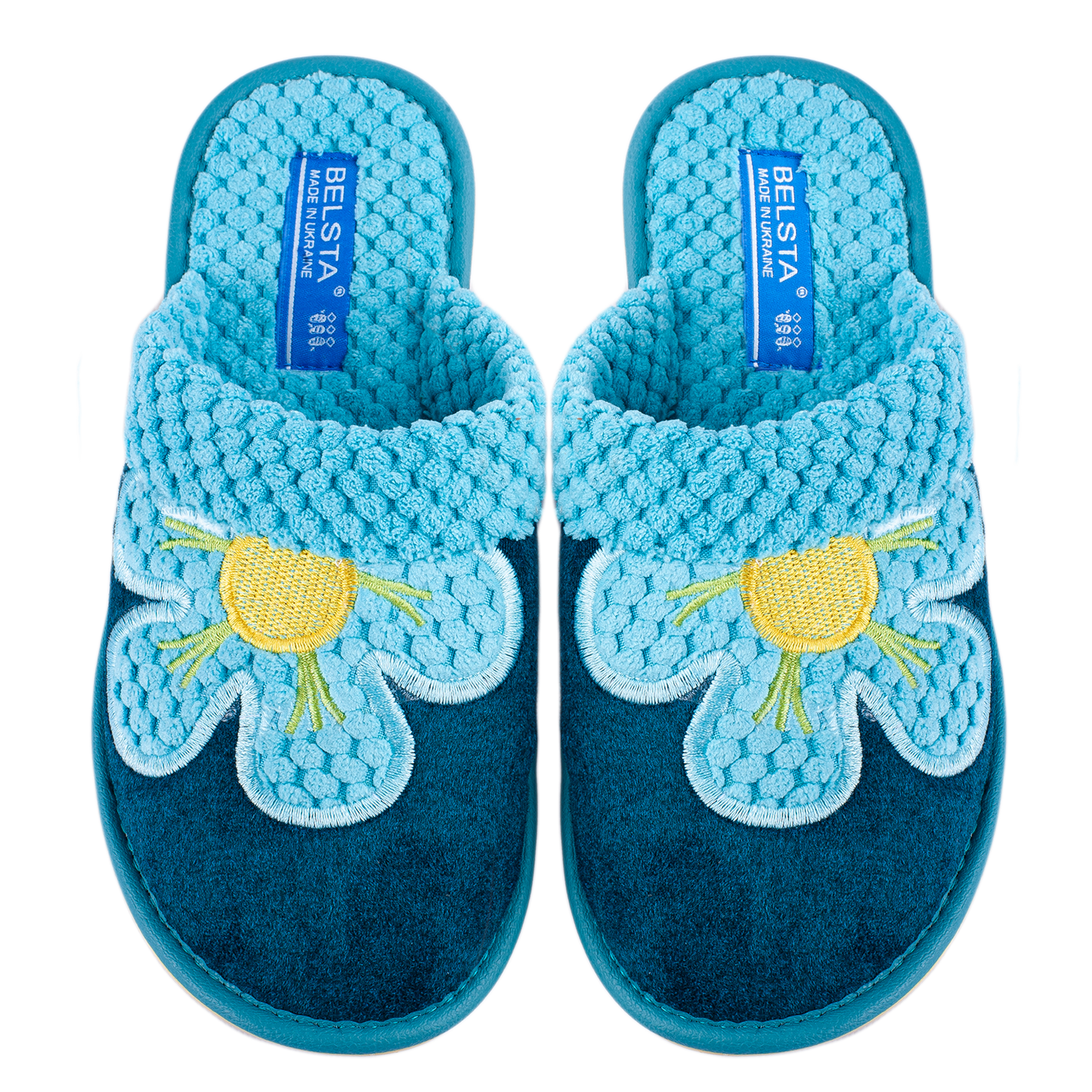 Дамски затворени чехли BELSTA от велур/Women’s Closed BELSTA Slippers in Suede