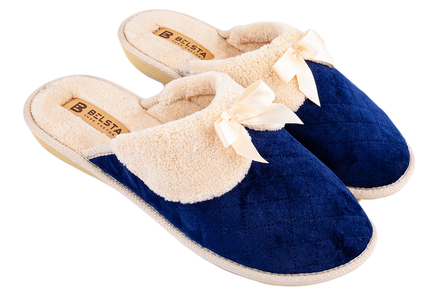 Опаковка: Дамски чехли BELSTA от велур Size set: Women’s BELSTA Slippers in Velour