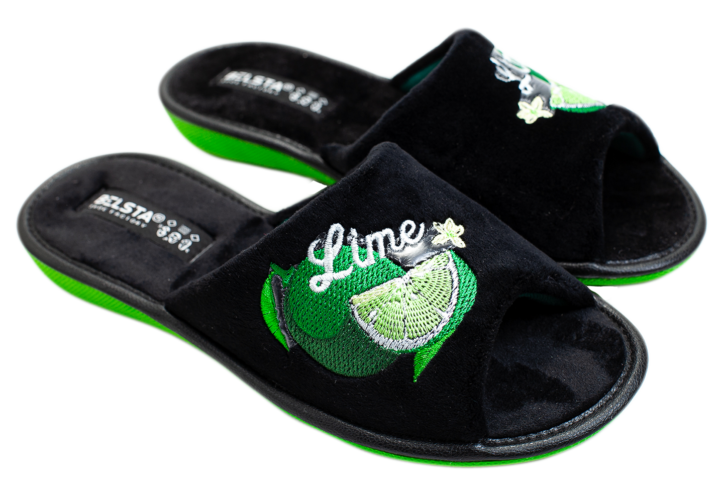 Дамски отворени чехли BELSTA/Women’s Open Velour BELSTA Slippers