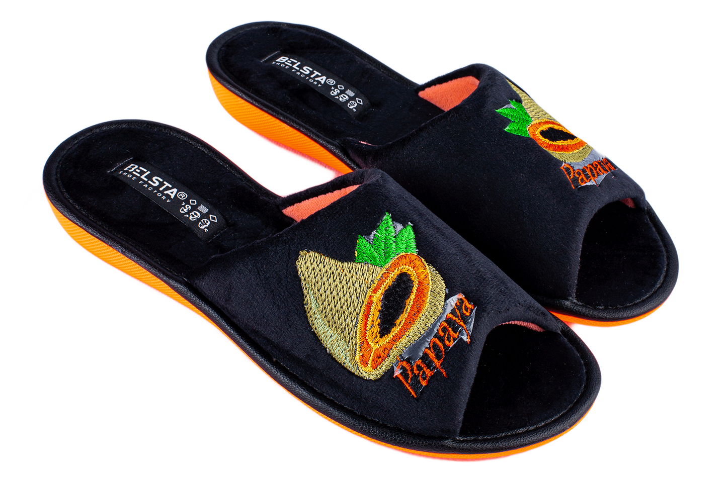 Дамски отворени чехли BELSTA/Women’s Open Velour BELSTA Slippers