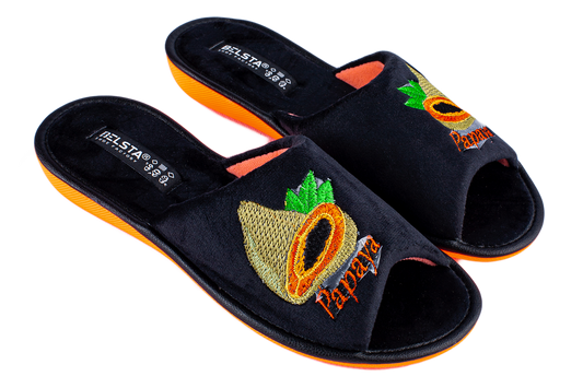 Дамски отворени чехли BELSTA/Women’s Open Velour BELSTA Slippers