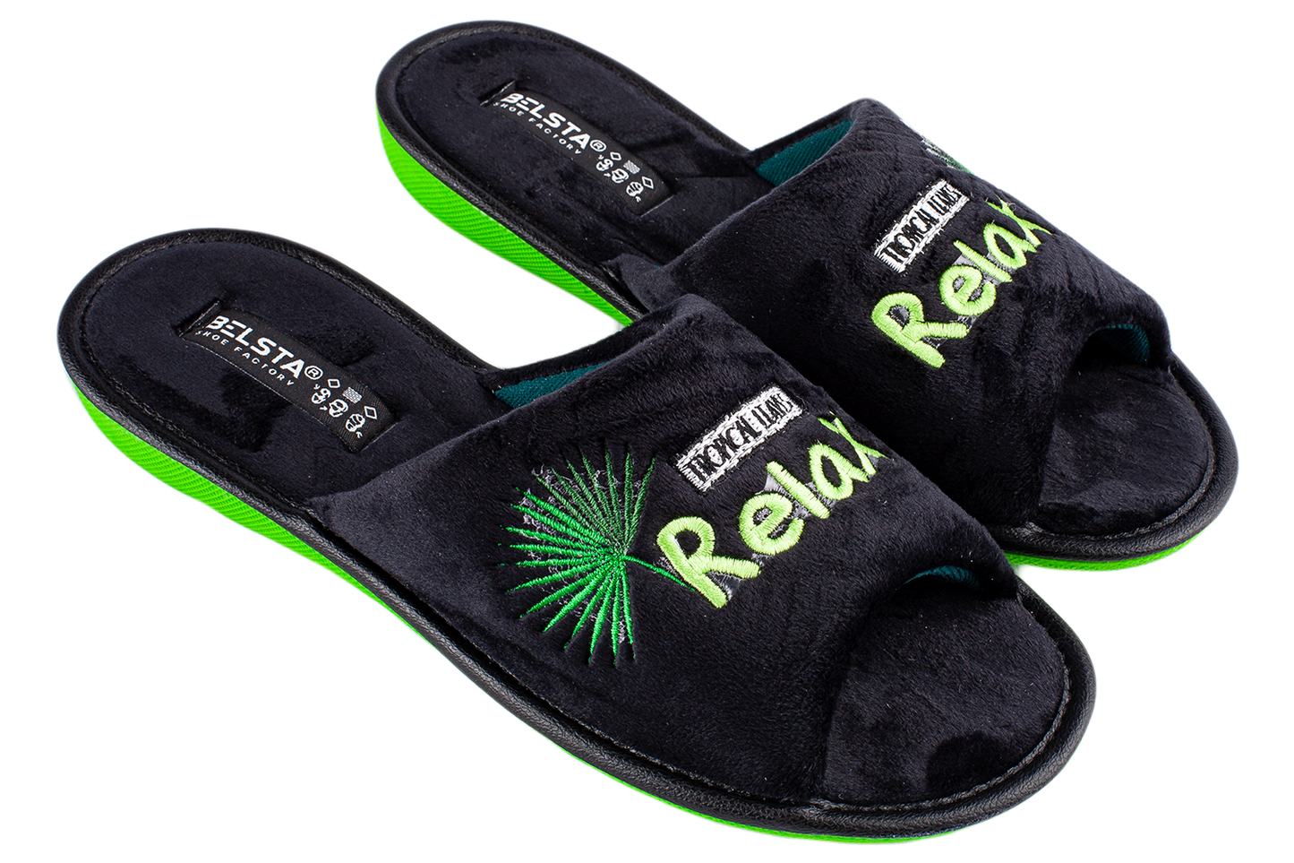 Дамски отворени чехли BELSTA/Women’s Open Velour BELSTA Slippers