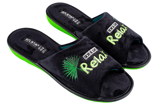 Дамски отворени чехли BELSTA/Women’s Open Velour BELSTA Slippers