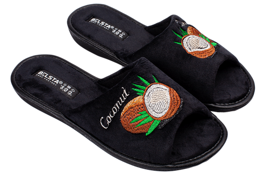 Дамски отворени чехли BELSTA/Women’s Open Velour BELSTA Slippers