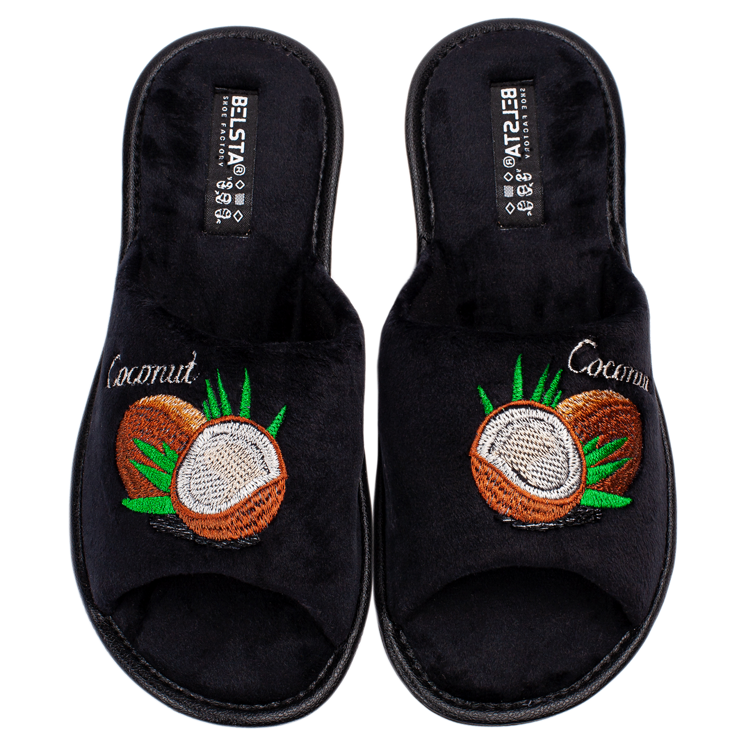Дамски отворени чехли BELSTA/Women’s Open Velour BELSTA Slippers