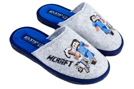 Детски затворени войлочни чехли BELSTA/Children's Closed Felt BELSTA