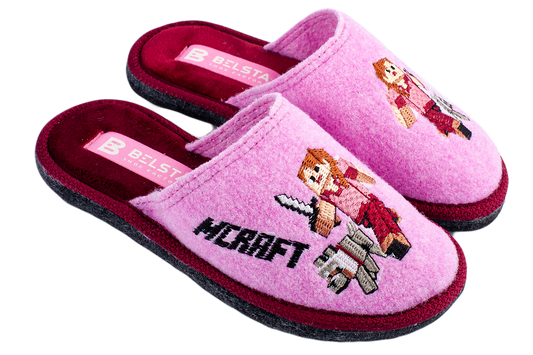 Опаковка: Детски затворени войлочни чехли BELSTA/ Size set: Children's Closed Felt BELSTA