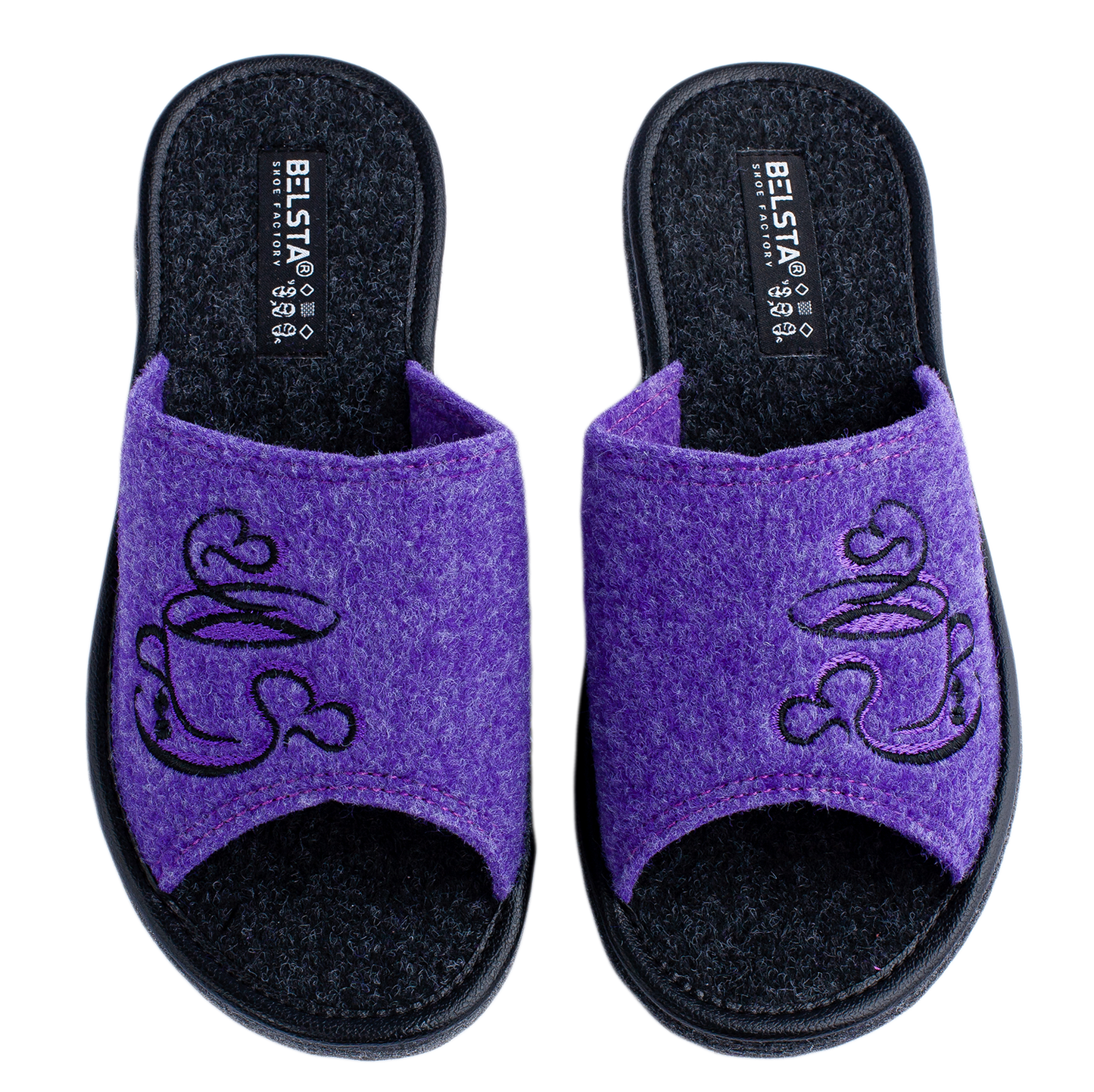 Опаковка: Дамски отворени чехли BELSTA /Size set: Women’s Open Italian Felt BELSTA Slippers
