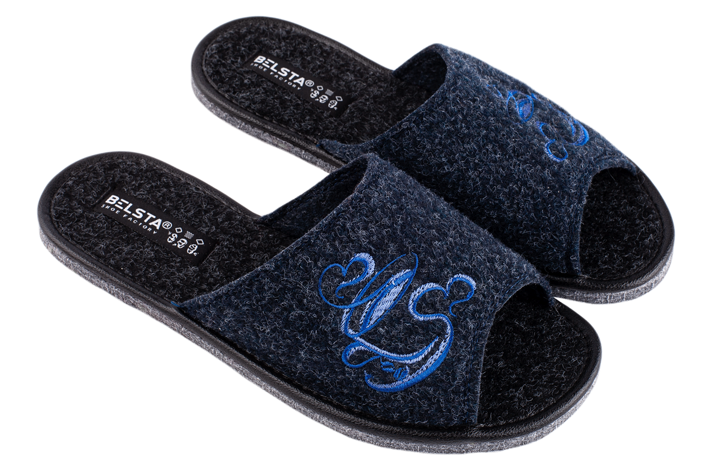 Дамски отворени чехли BELSTA /Women’s Open Italian Felt BELSTA Slippers