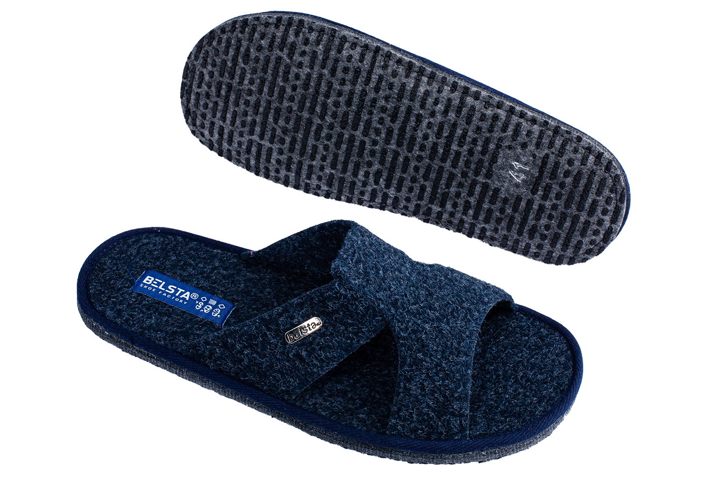 Опаковка: Мъжки отворени пантофи BELSTA/Size set: Men’s open  BELSTA