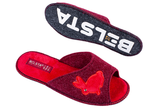 Опаковка: Дамски отворени чехли BELSTA/Size set: Women’s Open Italian Felt BELSTA Slippers (Copy)