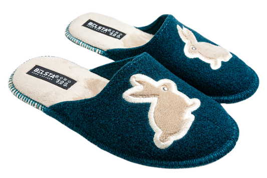 Дамски затворени пантофи BELSTA от италиански филц/Women’s Closed Italian Felt BELSTA Slippers