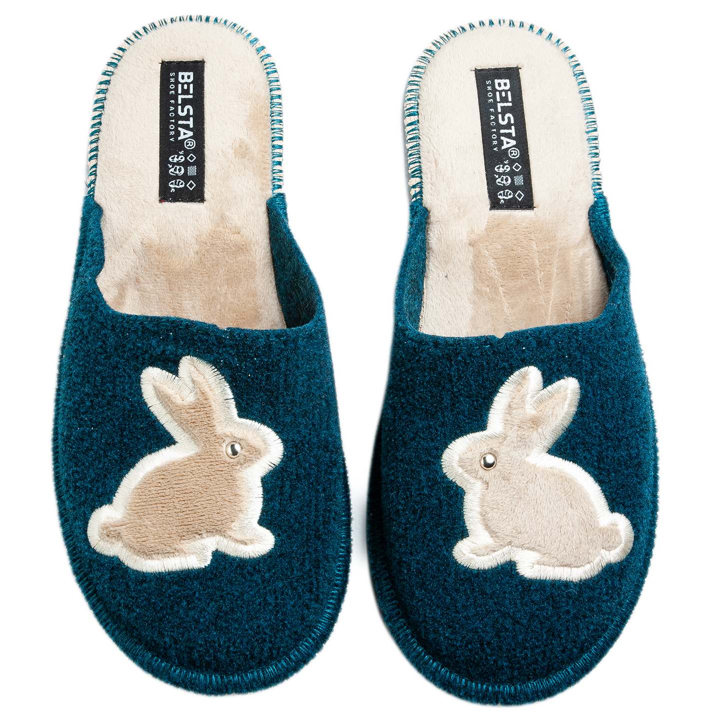 Опаковка: Дамски затворени пантофи BELSTA от италиански филц/Size set: Women’s Closed Italian Felt BELSTA Slippers