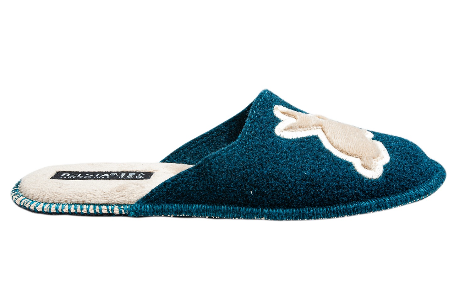 Опаковка: Дамски затворени пантофи BELSTA от италиански филц/Size set: Women’s Closed Italian Felt BELSTA Slippers
