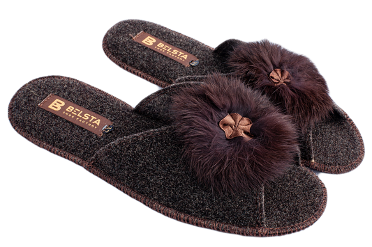 Дамски отворени чехли BELSTA/Women’s open-toe BELSTA slippers