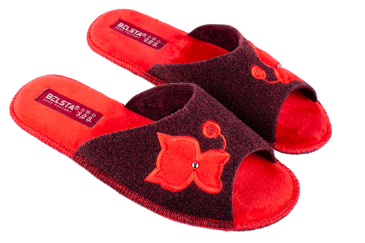 Дамски отворени чехли BELSTA/Women’s Open Italian Felt BELSTA Slippers