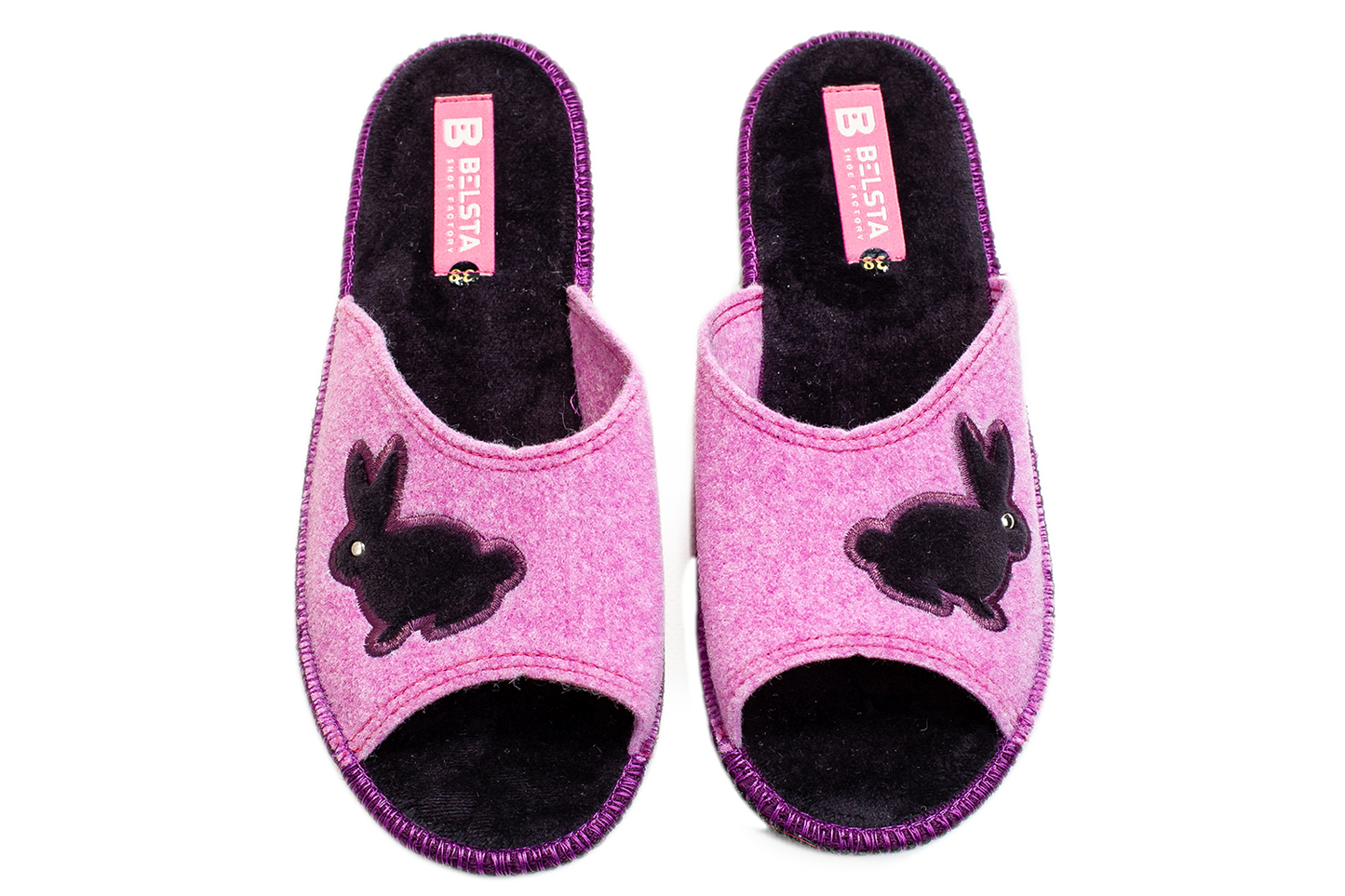 Дамски отворени чехли BELSTA/Women’s Open Italian Felt BELSTA Slippers