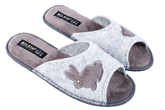 Дамски отворени чехли BELSTA/Women’s Open Italian Felt BELSTA Slippers