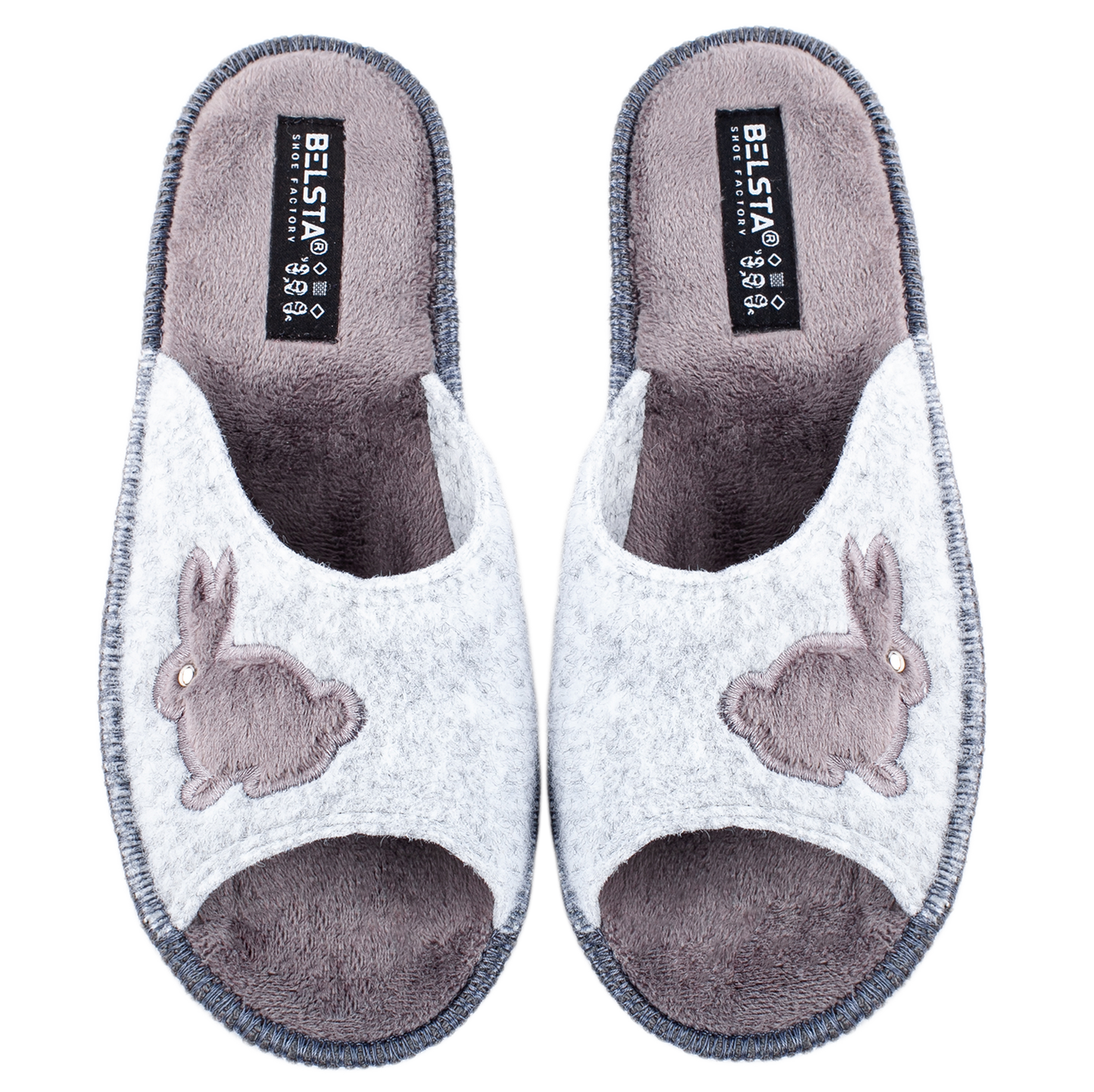 Дамски отворени чехли BELSTA/Women’s Open Italian Felt BELSTA Slippers